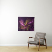 パープルシェード抽象芸術フラワーファンタジー タペストリー (インサイチュ(横))