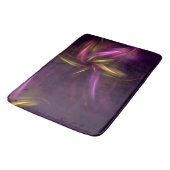 パープルシェード抽象芸術フラワーファンタジー バスマット (アングル)