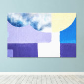 パープルシェード キャンバスプリント (インサイチュ (ウッドフロア))