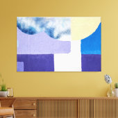 パープルシェード キャンバスプリント (インサイチュ (リビング))