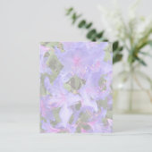 パープルシャクナゲフローラ文房具紙 (スタンド正面)