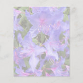 パープルシャクナゲフローラ文房具紙 (裏面)