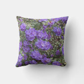 パープルシャクナゲ開花フローラ アウトドアクッション (裏面)