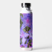 パープルシャクナゲ開花フローラ ウォーターボトル (左面)