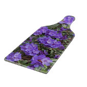 パープルシャクナゲ開花フローラ カッティングボード (角)