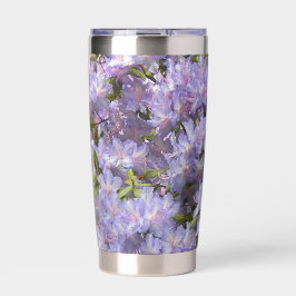 パープルシャクナゲ開花フローラ 保温保冷タンブラー