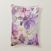 パープルシャビーコテージ蝶 アクセントクッション (裏面(縦))