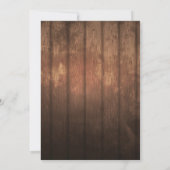 パープルシャワーメイソンジャー誕生日招待状 招待状 (裏面)