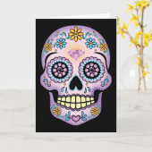 パープルシュガースカル カード (黄色い花)