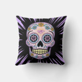 パープルシュガースカル クッション (裏面)