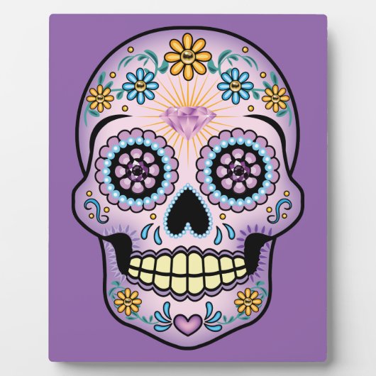 パープルシュガースカル フォトプラーク (正面)
