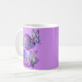 パープルシュルーム&格言 コーヒーマグカップ (正面左)