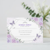 パープルシルバーキンセアニェラミスカンス15アノスRSVP エンクロージャーカード (スタンド正面)