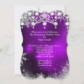 パープルシルバーキンセアニェラ15thウィンターワンダーランド 招待状 (裏面)