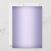 パープルシルバーダマスク&ティアラスウィート16招待状 招待状 (裏面)