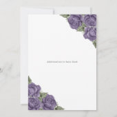 パープルシルバーフローラ写真追悼式 招待状 (裏面)
