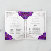 パープルシルバープリンセスティアラキンセアニェラプログラム 招待状 (内部)