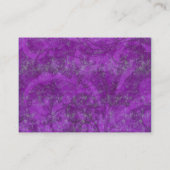 パープルシルバーマスカレード結婚のウェブサイトカード エンクロージャーカード (裏面)