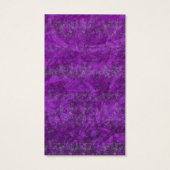 パープルシルバーマスカレード結婚式の引き出物ラベル (裏面)