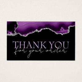 パープルシルバー感謝していアゲート割引カード