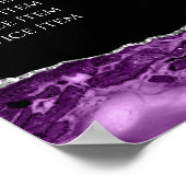 パープルシルバー瑪瑙の価格表ポスター ポスター (角)