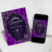 パープルシルバー キンセアニエラ 招待状