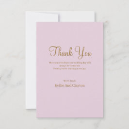 パープルシンプル結婚サンキューカード サンキューカード