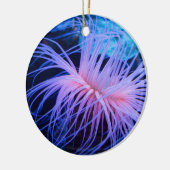 パープルシーアネモネマリンライフ セラミックオーナメント (左)