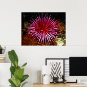 パープルシーウニ ポスター (ホームオフィス)