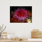 パープルシーウニ ポスター (キッチン)