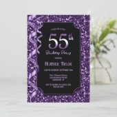 パープルシークンズ55th誕生日パーティー 招待状 (スタンド正面)