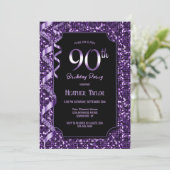 パープルシークンズ90thバースデーパーティー 招待状 (スタンド正面)