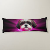 パープルシーズー（犬）Tzu ボディピロー (裏面)