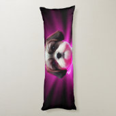 パープルシーズー（犬）Tzu ボディピロー (裏面 (縦))