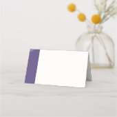 パープルシーティングカード、キャロリン結婚ズ・コレクション プレイスカード (裏面)