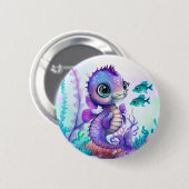 パープルシーホース 缶バッジ (正面&裏面)