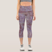 パープルジェイドジェムストーン カプリレギンス (正面)