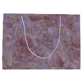 パープルジェイドマーブルプリント ラージペーパーバッグ (裏面)