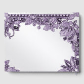 パープルジェムストーンフローラゲストブック ゲストブック (裏面)