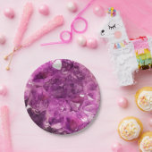 パープルジェムストーン紙プレート ペーパープレート (パーティー)