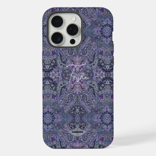 パープルジプシーデザイン携帯ケース iPhoneケース (裏面)