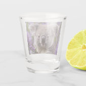 パープルジャカランダ・コアラ・ベア ショットグラス (裏面)