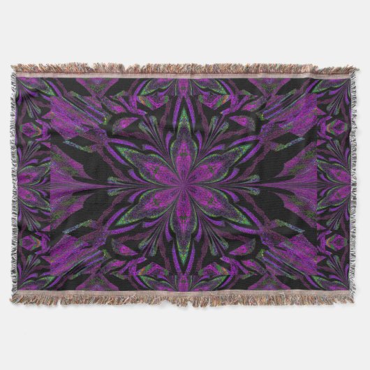 パープルジャスミン スローブランケット (正面)