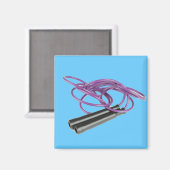 パープルジャンプロープ マグネット (正面/裏面)