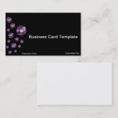 パープルジュエリーアメジスト名刺 名刺 (正面/裏面)