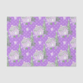 パープルジンジャーブレッドハウスクリスマス 薄葉紙 (正面)