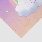 パープルスイーかわいらしトドリームズレインボーユニコーン 薄葉紙 (詳細)