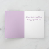 パープルスイートピー カード (内部)