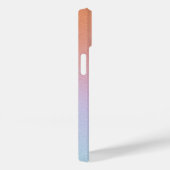 パープルスカイグラデーションイニシャルモノグラパーソナライズされたム Case-Mate iPhoneケース (裏面 / 右)