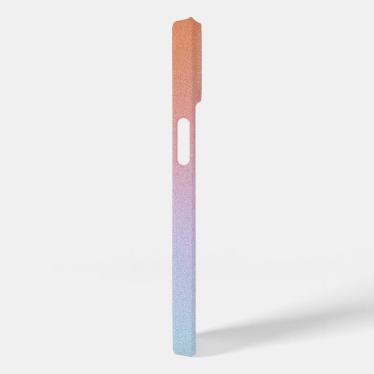 パープルスカイグラデーションイニシャルモノグラパーソナライズされたム Case-Mate iPhoneケース (裏面 / 右)